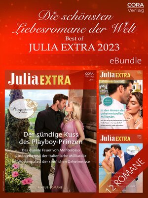 cover image of Die schönsten Liebesromane der Welt--Best of Julia Extra 2023
